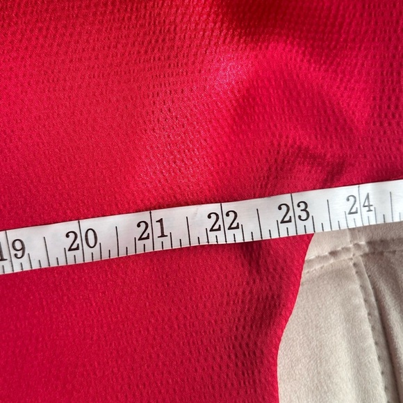 Aiden Mattox Elegant Red Open Sleeves Dress - Picture 7 of 8